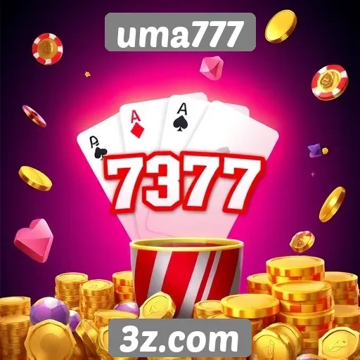 Diversidade de jogos oferecidos no uma777